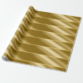 Goud omslagpapier met rimpeling cadeaupapier (Uitgerold)
