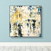 Goud onder grind - canvasafdruk canvas afdruk (Insitu (Houten vloer))