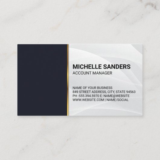 Goud onroerend goed | Eigen vermogen Visitekaartje (Achterkant)