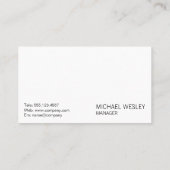 Goud onroerend goed gebouwen visitekaartje (Achterkant)