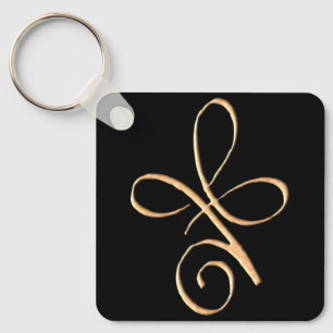Goud Onvoorwaardelijke Liefde Sleutelhanger