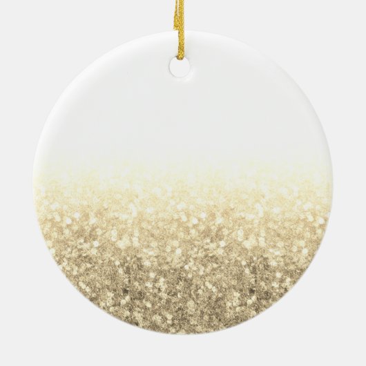 Goud onze eerste kerst meneer en mevrouw paar keramisch ornament (Achterkant)