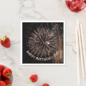 Goud-oorlogsvuurwerk Servet (Insitu)