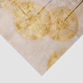 Goud Oosters Floral Modern Tissuepapier (Detail)