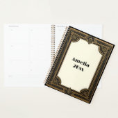 Goud op Black Art Deco Classic Planner (Display)