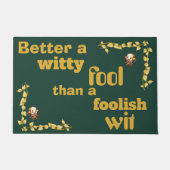 Goud op Groen - Beter dan een... | Deurmat (Voorkant)