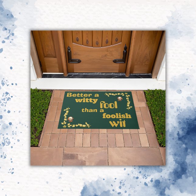 Goud op Groen - Beter dan een... | Deurmat (Creator heeft geüpload)