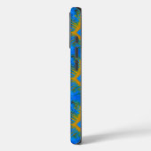 goud op het blauwe tantrische symbool Case-Mate iPhone case (Achterkant / Links)