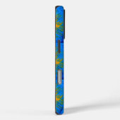goud op het blauwe tantrische symbool Case-Mate iPhone case (Achterkant / Rechts)