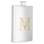 Goud, op maat gemaakt monogram en naam flacon (Rechts)