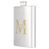 Goud, op maat gemaakt monogram en naam flacon (Links)