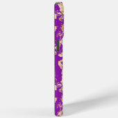 Goud op paarse Chic marmer Stijlvolle Eigen Naam Case-Mate iPhone Case (Achterkant / Rechts)