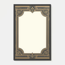 Goud op Zwarte Klassieke Art Deco