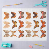 Goud Oranje Collectie van vlinder Tissuepapier (Craft)