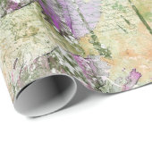 Goud Oranje leder van Herfst op  ontkoppeling Cadeaupapier (Rol Hoek)