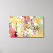 Goud Oranje leder van Herfst op  ontkoppeling Canvas Afdruk (Voorkant)