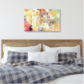 Goud Oranje leder van Herfst op  ontkoppeling Canvas Afdruk (Insitu (Slaapkamer))