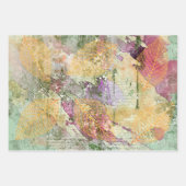 Goud Oranje leder van Herfst op  ontkoppeling Inpakpapier Vel (Voorkant 2)