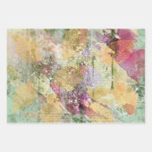 Goud Oranje leder van Herfst op  ontkoppeling Inpakpapier Vel (Voorkant)