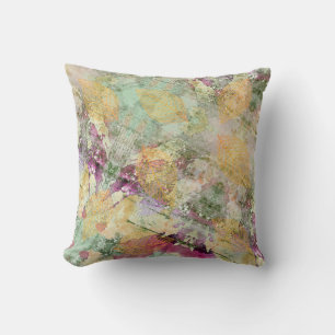 Goud Oranje leder van Herfst op  ontkoppeling Kussen