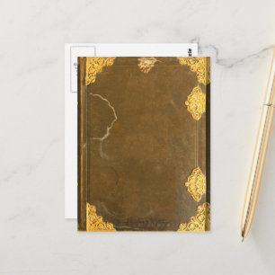 Goud & Oude Boekomslag Briefkaart