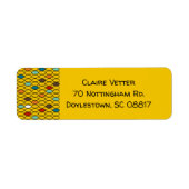 Goud - ovalen uit de jaren zeventig etiket (Voorkant)