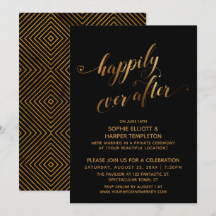 Goud over Zwart Fijne Eind Happily Ever After Trou Kaart
