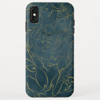 Goud overzicht illustratie  rozen patroon