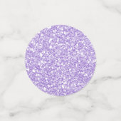 Goud Paars & Aqua Blauwe Glitterschuim Confetti (Kleine voorkant)