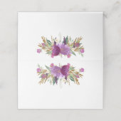 Goud Paarse Amethist Wildbloemen Plaatskaarten Plaatskaartje (Buitenkant ongevouwen)