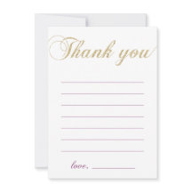 Goud & Paarse | Modern Girl Party Dank je