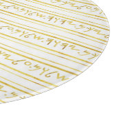 Goud Paleo Hebreeuws Bijbel Quote Snijplank (Hoek)