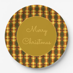 Goud papier Kerst Borden Papieren Bordje