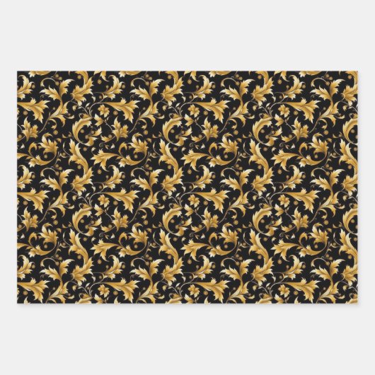 Goud papier voor het verpakken van bloemen inpakpapier vel (Voorkant 2)