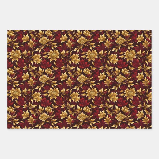 Goud papier voor het verpakken van bloemen inpakpapier vel (Voorkant 2)