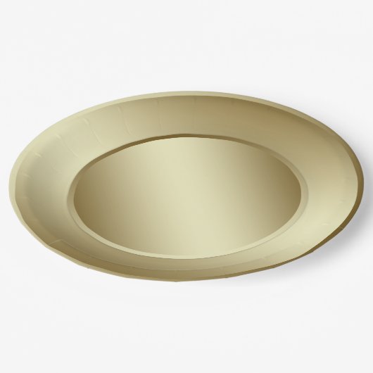 Goud Papieren Bordje (Gekanteld)