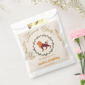 Goud & Parels Leo 1e Verjaardag Bedankt Bedankzakje (Gezegeld)