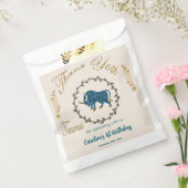 Goud & Parels Stier 1e Verjaardag Bedankt Bedankzakje (Gezegeld)