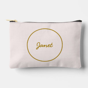Goud & Pastel Kleur Calligrafie Elegante Gewone Na Etui