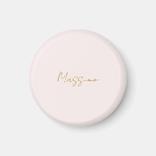 Goud & Pastel Kleur Calligrafie Elegante Gewone Na Magneet