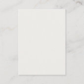 Goud & Pastel Kleur Monogram Professionele Initiaa Informatiekaartje (Achterkant)