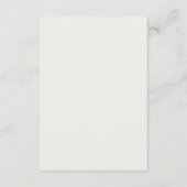 Goud & Pastel Kleur Monogram Professionele Initiaa Informatiekaartje (Achterkant)