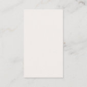 Goud & Pastel Kleur Monogram Professionele Initiaa Informatiekaartje (Achterkant)