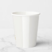 Goud & Pastel Kleur Monogram Professionele Initiaa Papieren Bekers (Links)