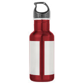 Goud & Pastel Kleur Monogram Professionele Initiaa Waterfles (Achterkant)