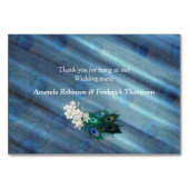 Goud, Peacock Feathers op Emerald Green Silk Kaart (Achterkant)