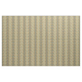 Goud - Peacock Feathers Running Print Stof (Yard (91,4 cm))