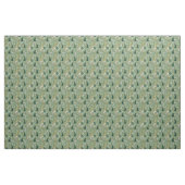 Goud - Peacock Feathers Running Print Stof (Fat Quarter)