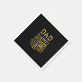 Goud - persoonlijke naam het Man de mythe de Legen Servet (Hoek)