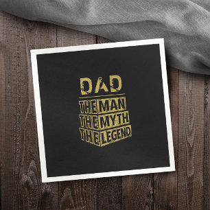 Goud - persoonlijke naam het Man de mythe de Legen Servet